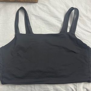 LuLuLemon Sports bra black tank bra size 10